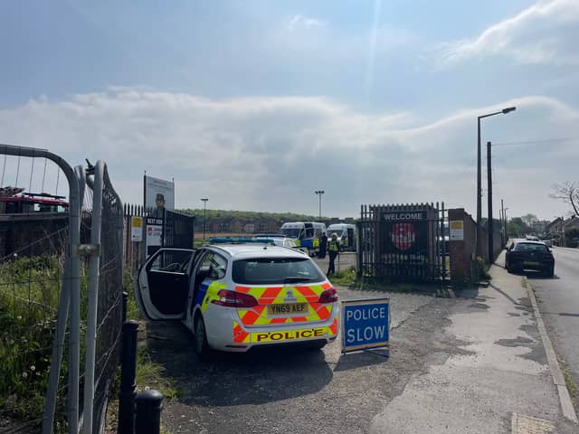 Police have made an arrest under firearms laws at an incident on Brierley Road, Grimesthorpe, Barnsley. An army bomb disposal team is on the scene. 