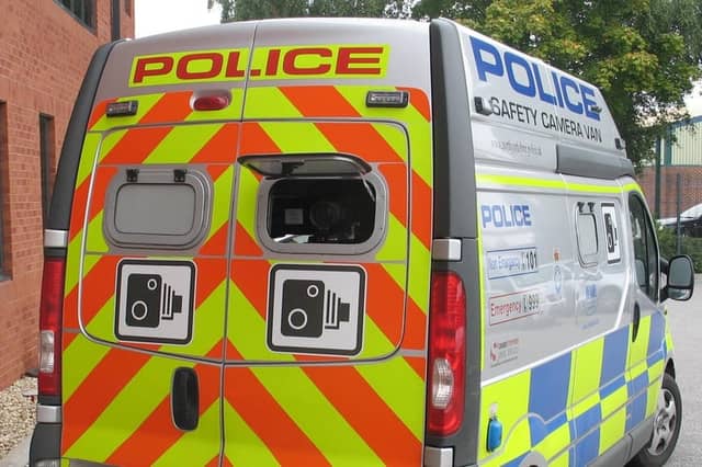 Police speed camera vans will be out on Sheffield roads in December.