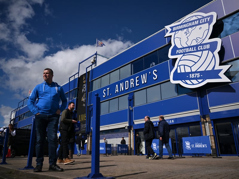 Ground: St Andrew's. Estimated allocation: 3,000.