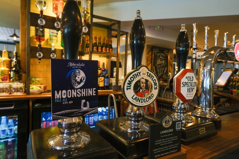 Cask ales have returned to the pub once more