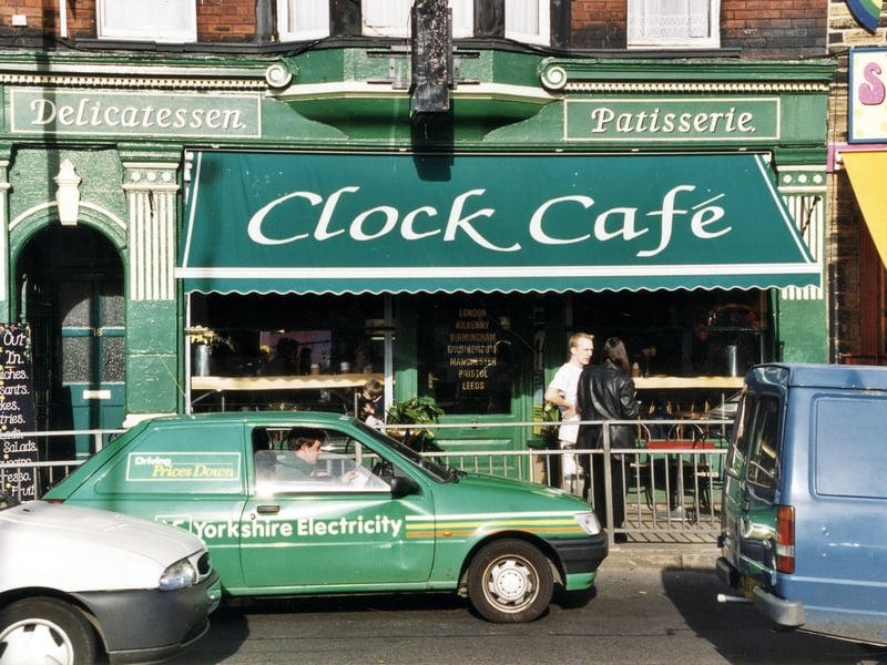 Did you visit here back in the day? Clock Cafe pictured in October 1999.