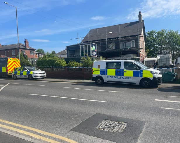 Police remained outside a house on Brierley Road, Grimethorpe, today, after a major incident on the road yesterday which saw residents evacuated. 