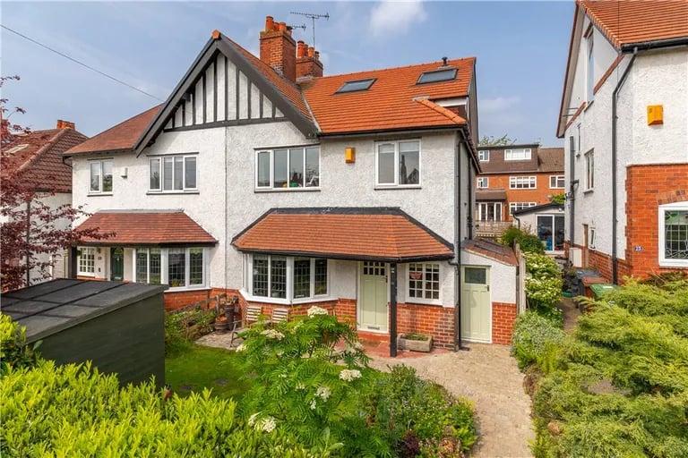 A gorgeous four-bedroom semi-detached home is for sale.