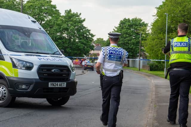 A number of ‘suspicious items’ were discovered at a property on Brierley Road, Grimethorpe, Barnsley yesterday morning (Wednesday, May 8, 2024), as South Yorkshire Police (SYP) officers supported a Yorkshire and Humber Regional Organised Crime Unit. Picture: Dean Atkins 