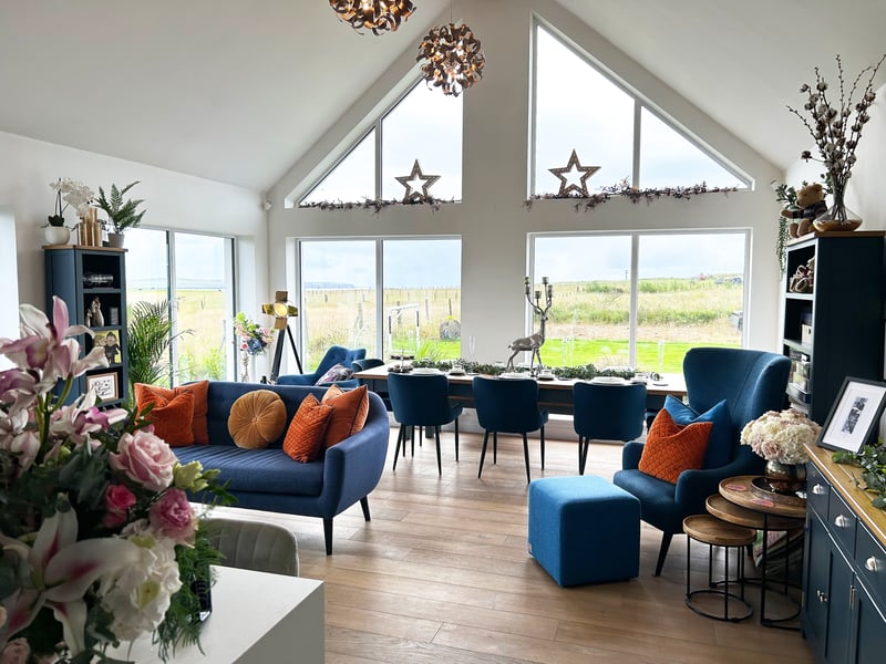 The couple designed their dream home with their daughters and family life in mind.