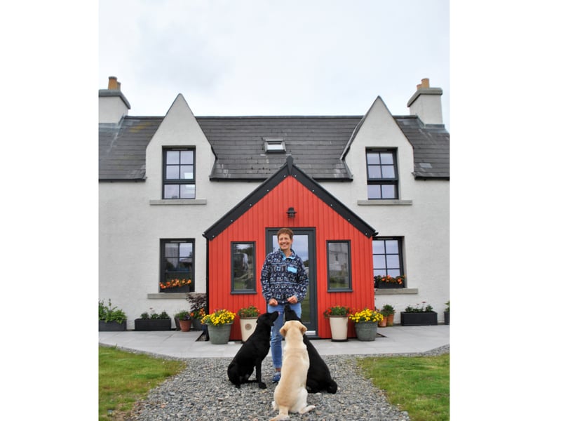 Staying on the Isle of Lewis, this week’s final contender is an early 1900s croft house by Tina and her late husband  norman.