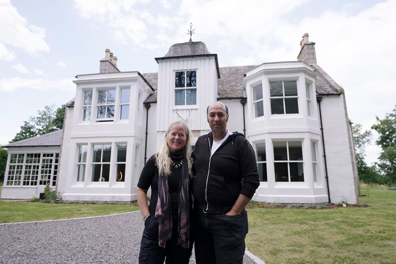 Dating back to the 18th Century, Earth House near Aviemore is home to Salem and Dianne.