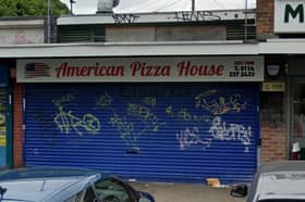 American Pizza House, at 248 Lowedges Road. Rated two-stars at its last inspection on August 22 2023