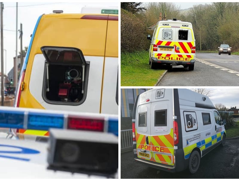 Police speed camera vans will be out on Sheffield roads in May.
