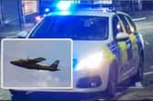 The police aeroplane was called out to deal with an incident in the South East of Sheffield on Wednesday night