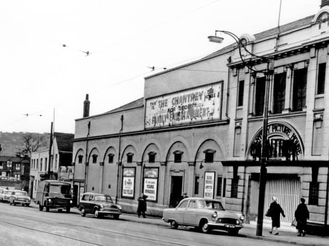 The old Chantrey Picture House on Chesterfield Road, Sheffield, in 1959