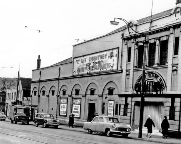 The old Chantrey Picture House on Chesterfield Road, Sheffield, in 1959