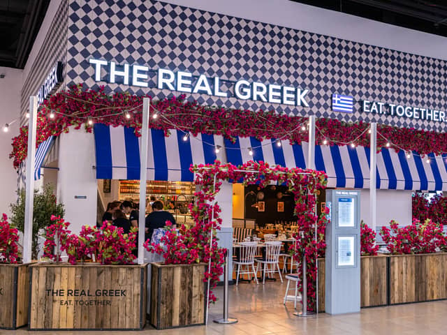 The Real Greek is serving authentic dishes from the Mediterranean to visitors of Sheffield's shopping centre.