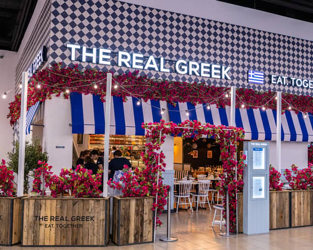 The Real Greek is serving authentic dishes from the Mediterranean to visitors of Sheffield's shopping centre.