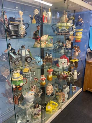 Boldon Auction Galleries has a huge collection of very unique and quirky teapots.