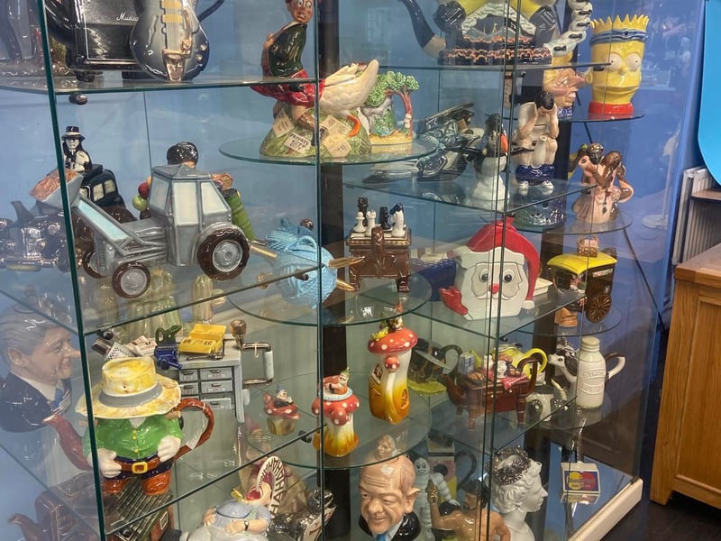 Boldon Auction Galleries has a huge collection of very unique and quirky teapots.