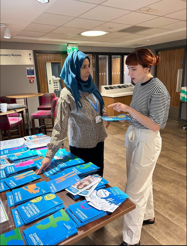 Parkinson’s UK Adviser, Shani Iqbal (who will be there at the June event) to help provide support and information to people who need it