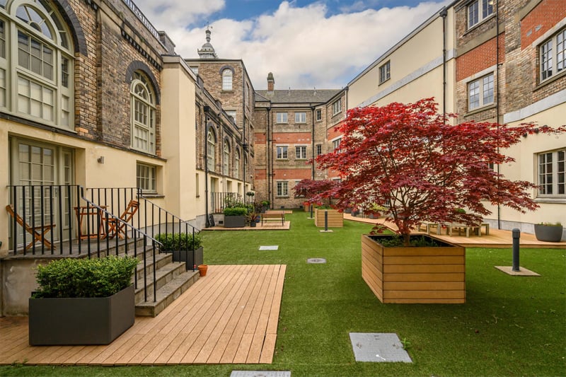 Prospective owners will have access to a landscaped communal courtyard garden.