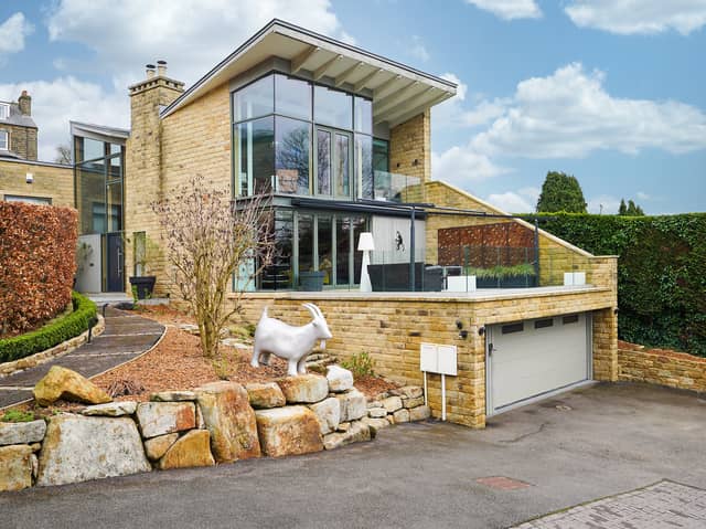 This unique home is a 40 minute drive from Sheffield city centre.
