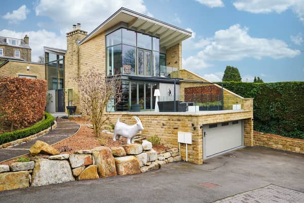 This unique home is a 40 minute drive from Sheffield city centre.