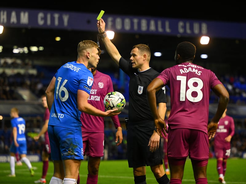 100 yellow cards 3 red cards