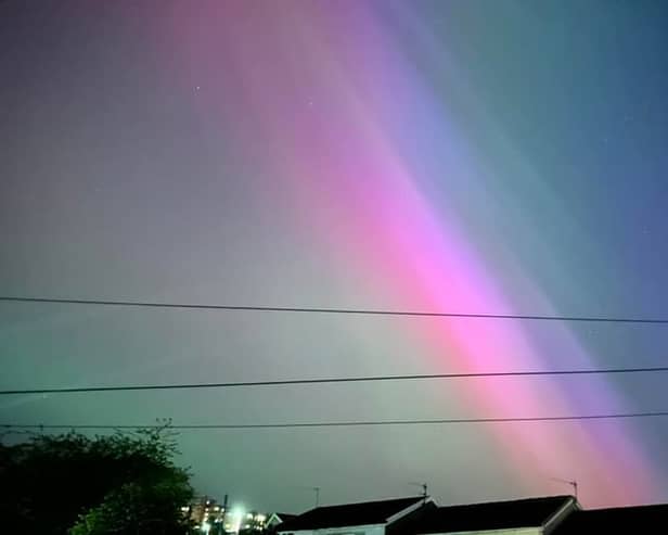 The Northern Lights over Stannington, Sheffield. Picture taken by Star reader, Janine Oxley