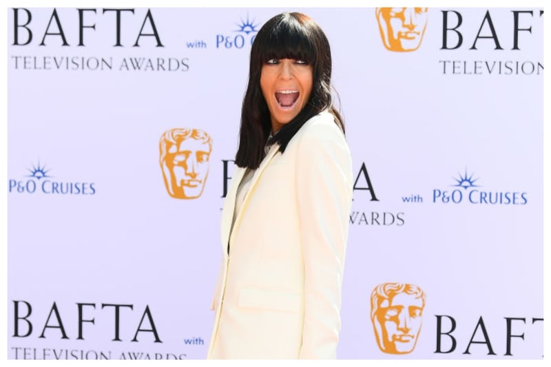 I loved Clauda Winkleman's stylish white suit that she chose to wear to the BAFTA 2024 Television Awards