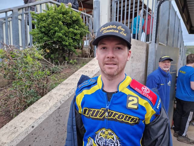 Kyle Howarth, pictured, is hoping for another electric atmosphere for the visit of league leaders  Ipswich, who will include a guest rider in their line up at Owlerton