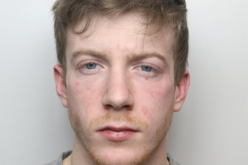 Kyle Gandy Feeney, 25,  was jailed after being caught with hundreds of pounds of heroin and high-purity cocaine after police spotted a transaction on a Leeds street. He was jailed for 25 months.