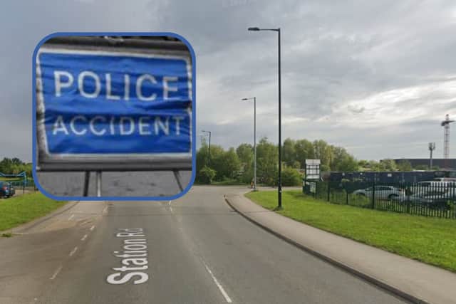 The collision took place on Station Road, Wath-upon-Dearne yesterday afternoon (Saturday, May 11, 2024)