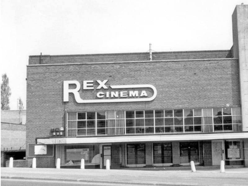 Rex Cinema, at the junction of Mansfield Road and Hollybank Road, Intake, in 1983, prior to demolition. It opened on July 24, 1939 and closed in December 1982.