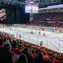 Sheffield Steelers play Guildford Flames at the 12,500-capacity Utilita Arena.
Picture: Tony Johnson. 