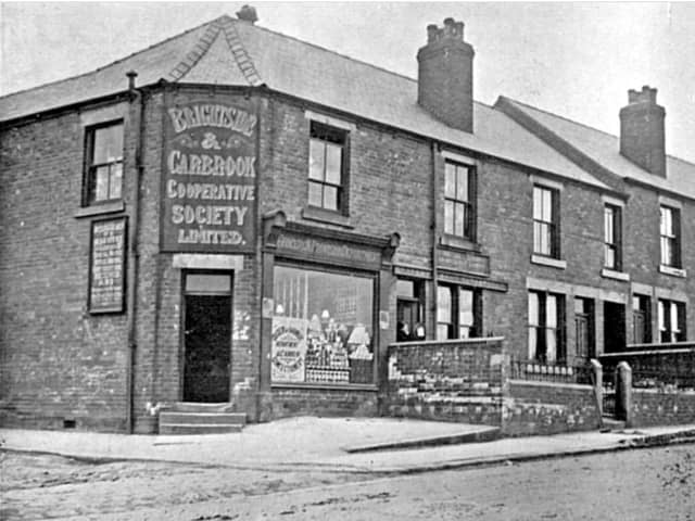 Brightside and Carbrook Co-operative Society shop, Intake, Sheffield, in 1903