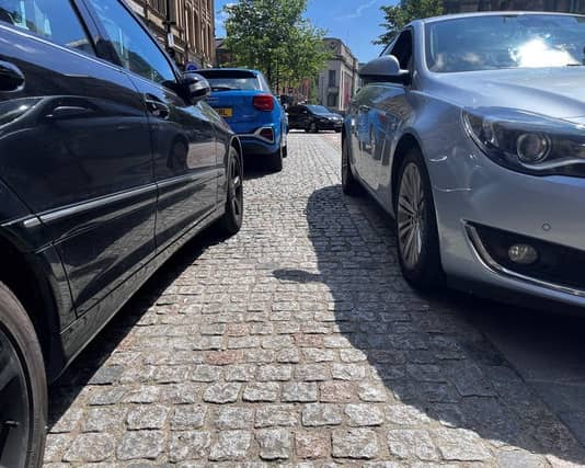 Double parking on Surrey Street in Sheffield city centre is common - and council enforcers will soon hand out £70 fines.