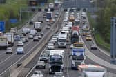 The M1 in South Yorkshire, where police said one driver was caught travelling at 114mph