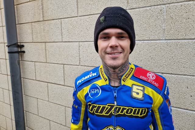 Tai Woffinden in Sheffield colours in 2024. Picture: David Kessen, National World