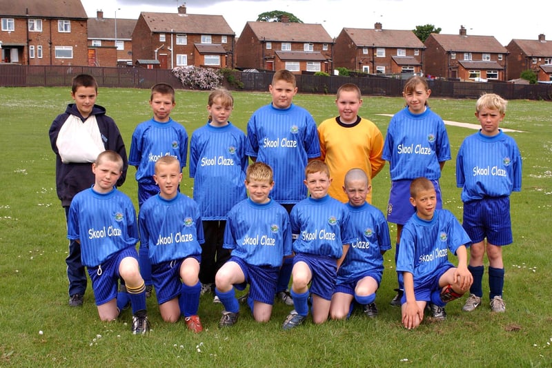 The Hylton Castle Primary team which reached the finals of the Echo Ditchburn Cup 21 years ago.