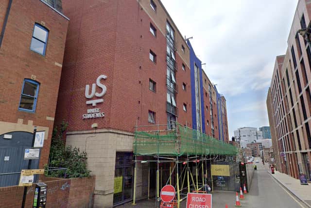 Unite Students' Exchange Works site on Arundel Street, Sheffield.