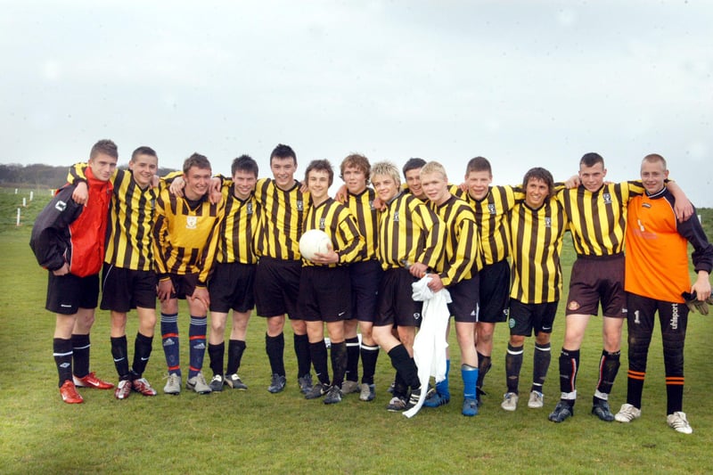 St Aidan's School team looked delighted with their win in the 2007 Under-16 Schools Cup Final.