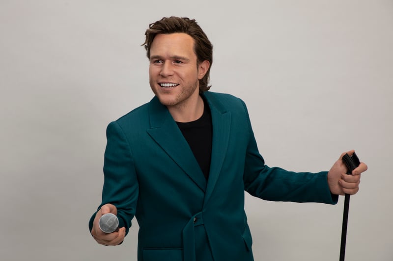 The new Olly at Madame Tussauds Blackpool wears a smart suit donated by the star
