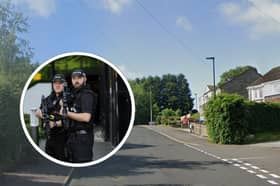 Armed police were deployed to Whitwell Lane in Stocksbridge, Sheffield, following reports of illegal hunting on Monday, May 13