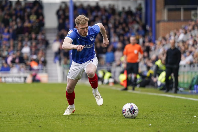 The left-back certainly made an impression during his maiden season at Fratton Park after arriving on a free transfer from Exeter. With Pompey having to cope without first-choice left-back Connor Ogilive for long periods of the season because of injury, the 23-year-old stepped up to the plate to provide the depth the Blues needed to sustain a title push. The 43 games in all competitions Sparkes was involved in was probably more than most expected when he first arrived. Meanwhile, 22 league starts proved John Mousinho wasn’t afraid to turn to the attack-minded full-back. Those attacking displays stood out as Sparkes provided Pompey with a real attacking threat.