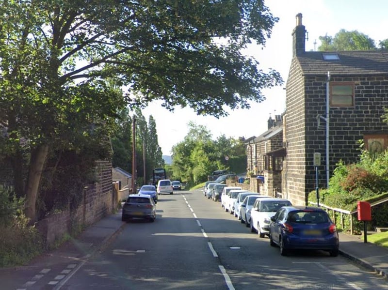 On Worrall Road, two reports of dog fouling were received by Sheffield City Council during 2023