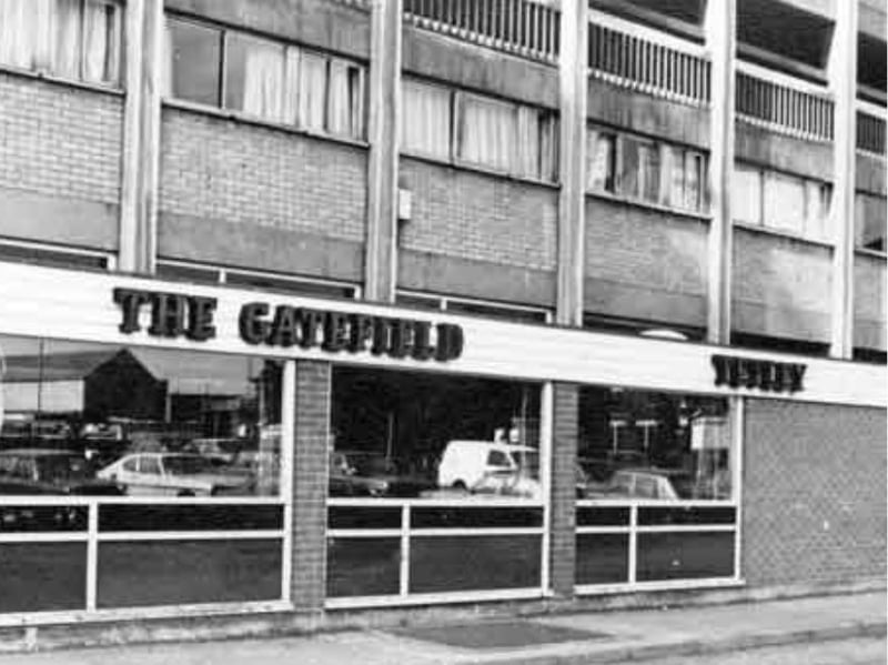 The Gatefield pub, at the Kelvin Flats, on Infirmary Road, Sheffield, some time between 1960 and 1979