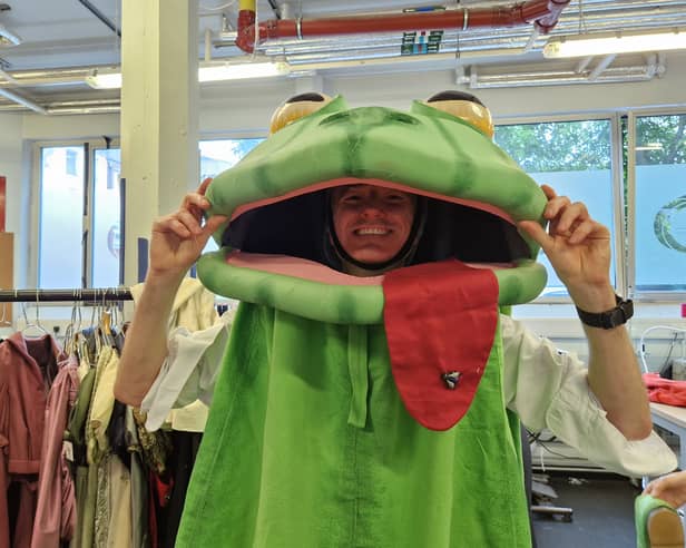 I visited the Crucible Theatre costume department and tried on an outfit, ahead of a major sell of of costumes from the famous Sheffield venue's shows. Photo: David Kessen, National World
