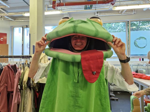 I visited the Crucible Theatre costume department and tried on an outfit, ahead of a major sell of of costumes from the famous Sheffield venue's shows. Photo: David Kessen, National World