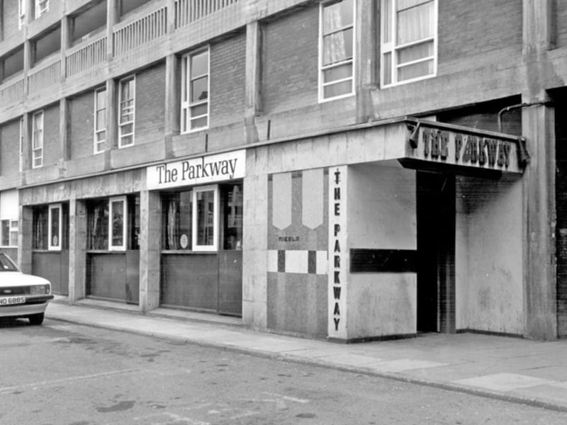 The Parkway pub at Sheffield's Park Hill flats is pictured in June 1985. Dean Keith said: "The Parkway was in a programme called Britain's roughest pubs.... total rubbish, it wasn't even the roughest pub on Park Hill. My friend Richard used to run it and it was a bit tatty around the edges but not a place to be feared at all."