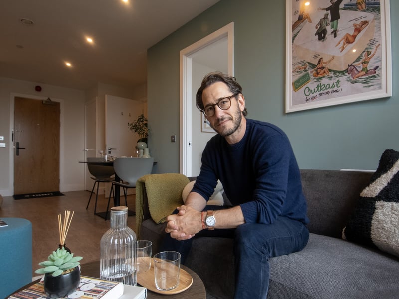 Pictured is the founder of UNCLE, Ryan Prince, who said he wants to take rental properties "into the modern era"