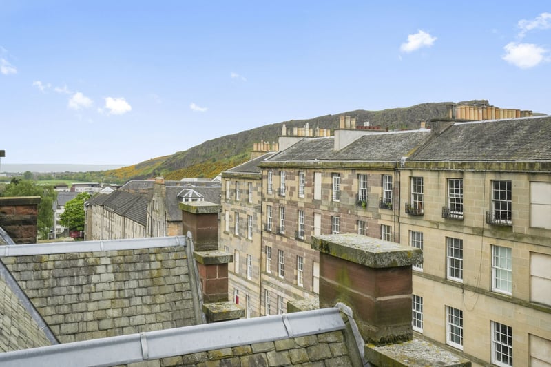 The city centre location gives lovely views of Edinburgh's Old Town and Salisbury Crags.