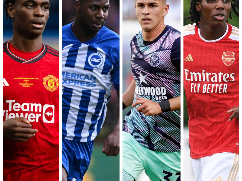 From left-right, Habeeb Ogunneye, Odel Offiah, Fin Stevens and Brooke Norton-Cuffy are all interesting right-back options for Pompey this summer.